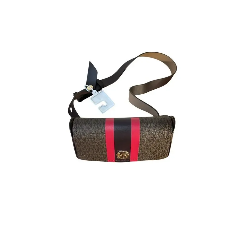 MICHAEL KORS Signature Stripe Belt Bag (25858)